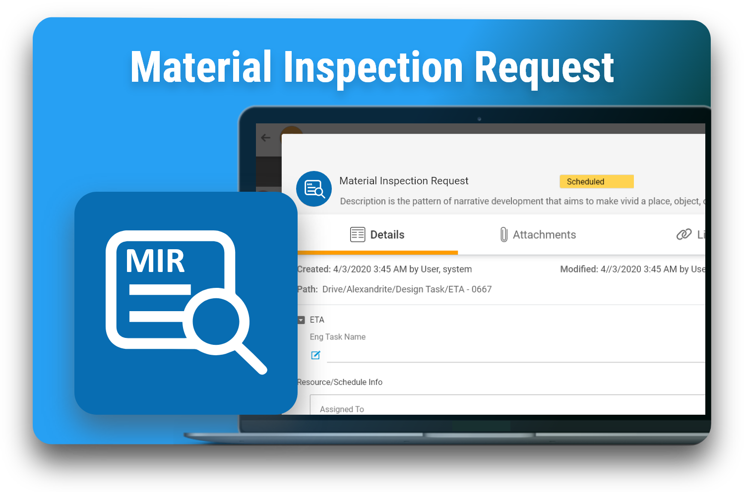 Material Inspection Request